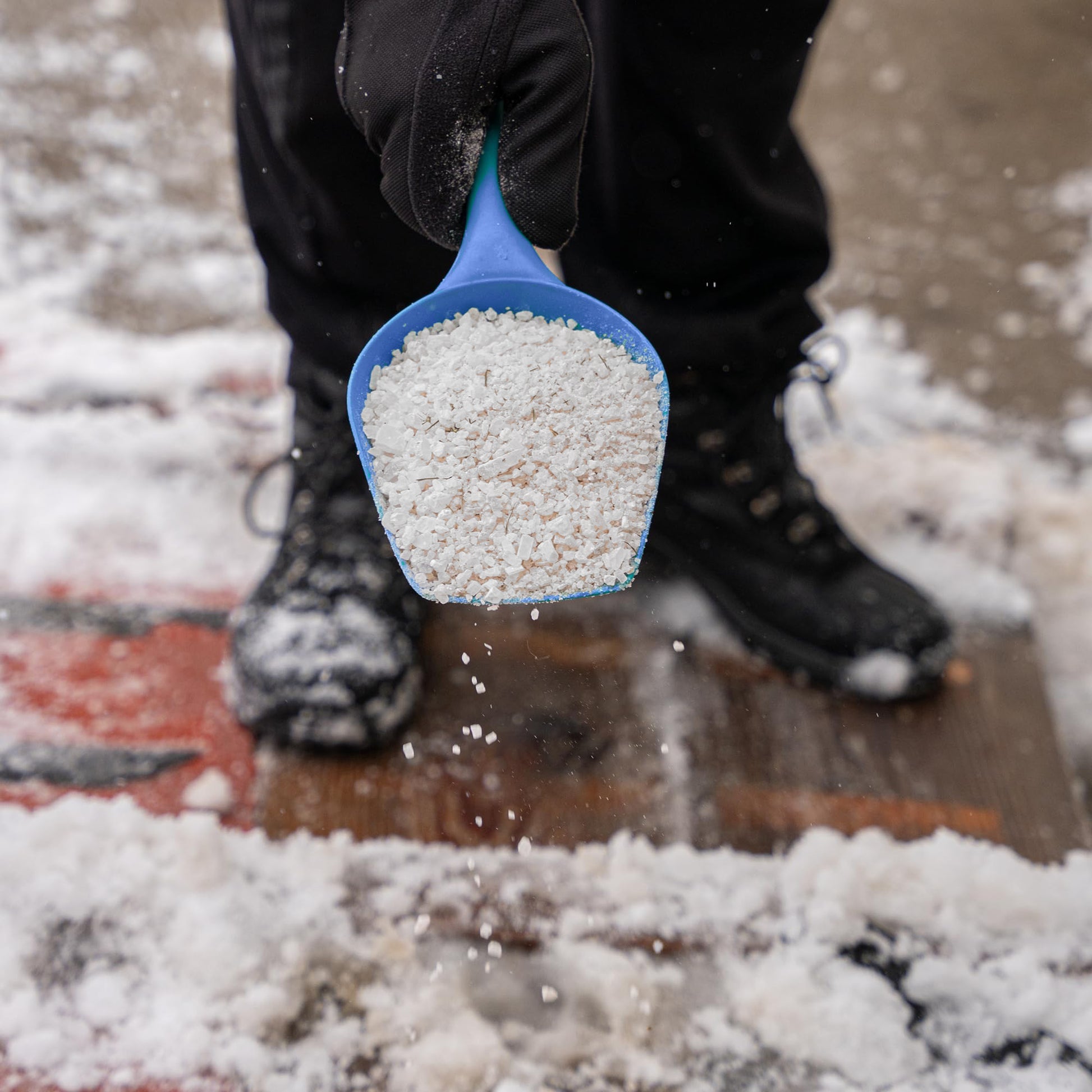 Rock Salt Spreading